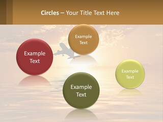 Flying Meditating Relax PowerPoint Template