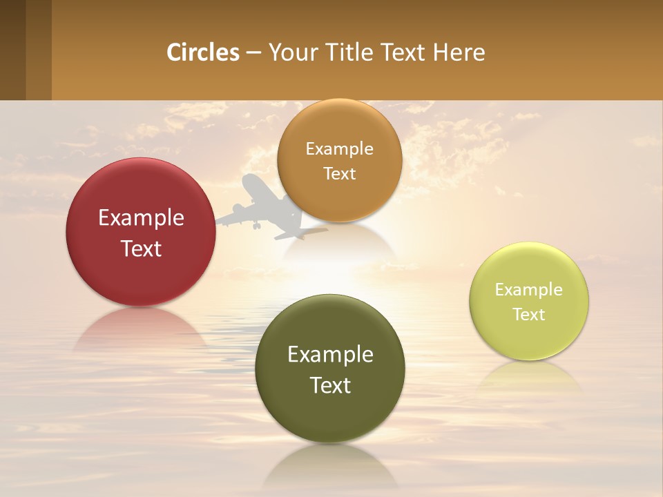 Flying Meditating Relax PowerPoint Template