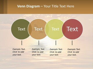 Flying Meditating Relax PowerPoint Template