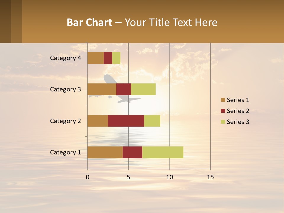 Flying Meditating Relax PowerPoint Template