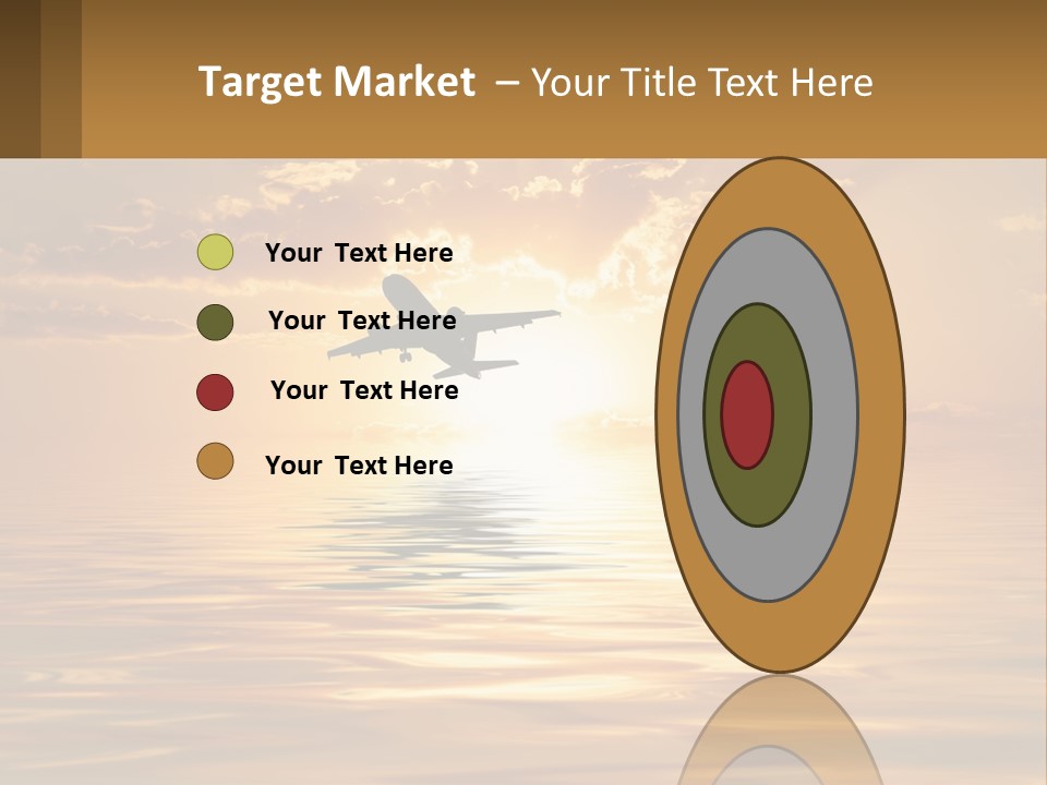 Flying Meditating Relax PowerPoint Template