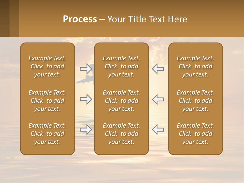 Flying Meditating Relax PowerPoint Template