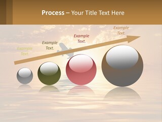 Flying Meditating Relax PowerPoint Template