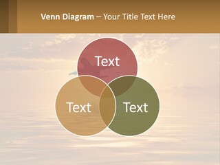 Flying Meditating Relax PowerPoint Template