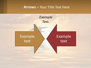 Flying Meditating Relax PowerPoint Template