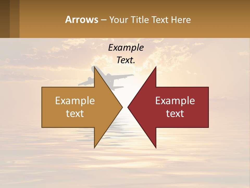Flying Meditating Relax PowerPoint Template