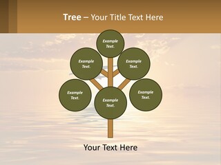 Flying Meditating Relax PowerPoint Template