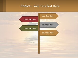 Flying Meditating Relax PowerPoint Template