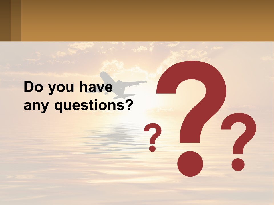 Flying Meditating Relax PowerPoint Template