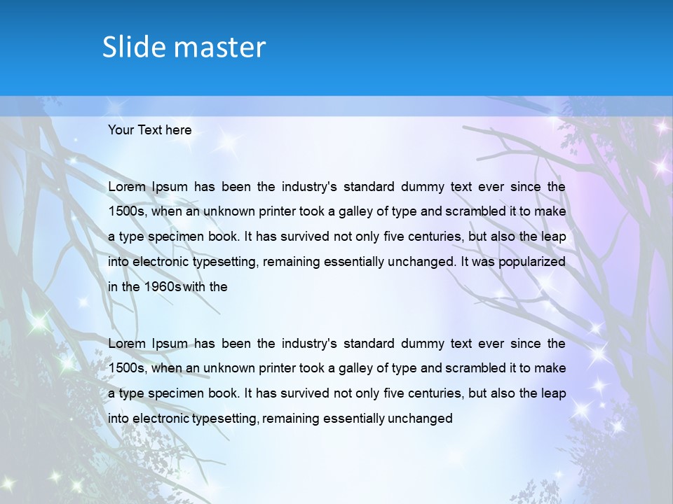 Fantasy Frame Fairytale PowerPoint Template