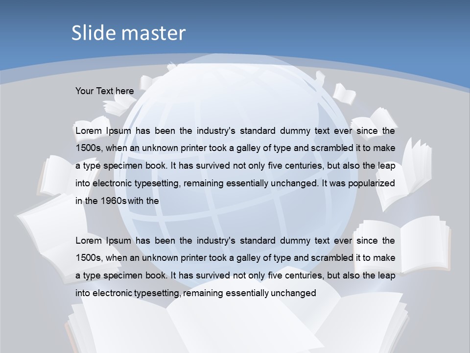 Magic Page Universe PowerPoint Template