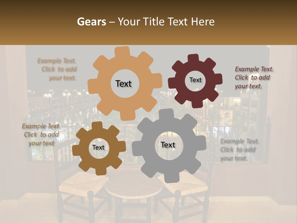 Arch Horizon Holiday PowerPoint Template