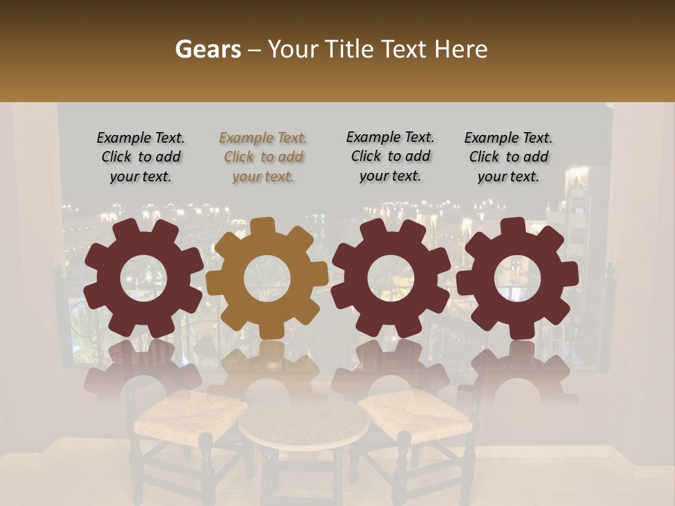 Arch Horizon Holiday PowerPoint Template