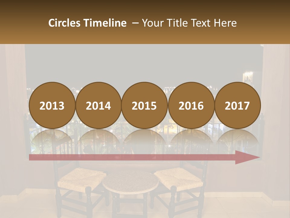 Arch Horizon Holiday PowerPoint Template