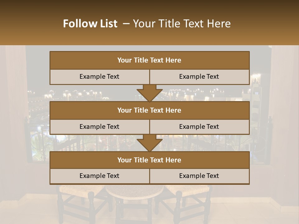 Arch Horizon Holiday PowerPoint Template