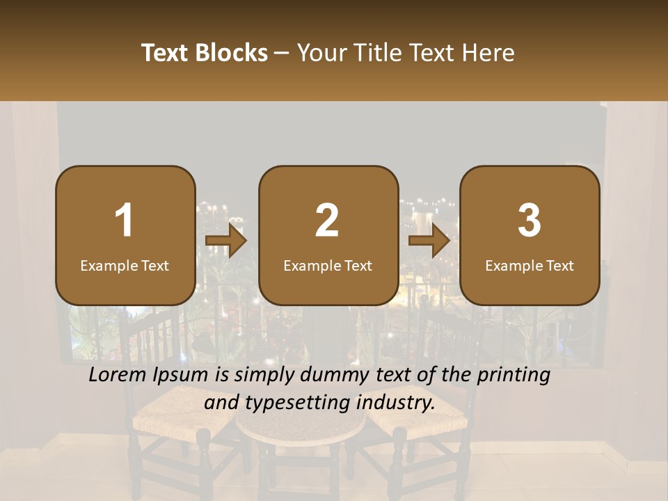 Arch Horizon Holiday PowerPoint Template