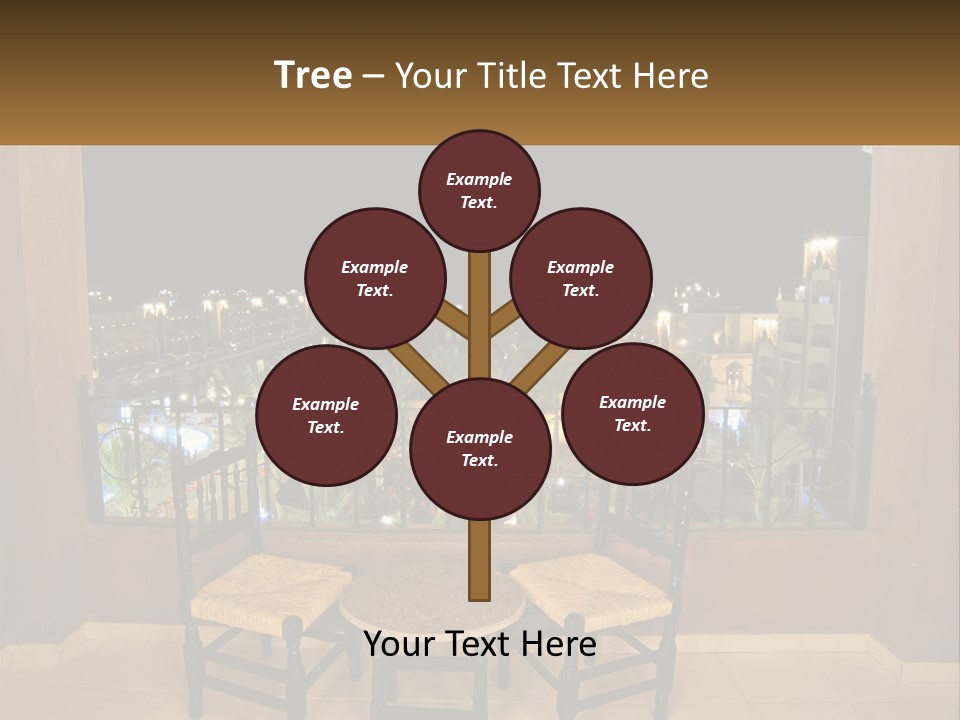 Arch Horizon Holiday PowerPoint Template