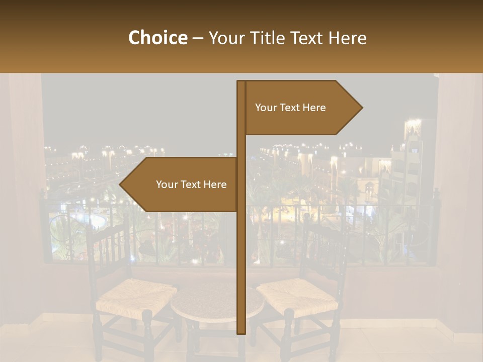 Arch Horizon Holiday PowerPoint Template