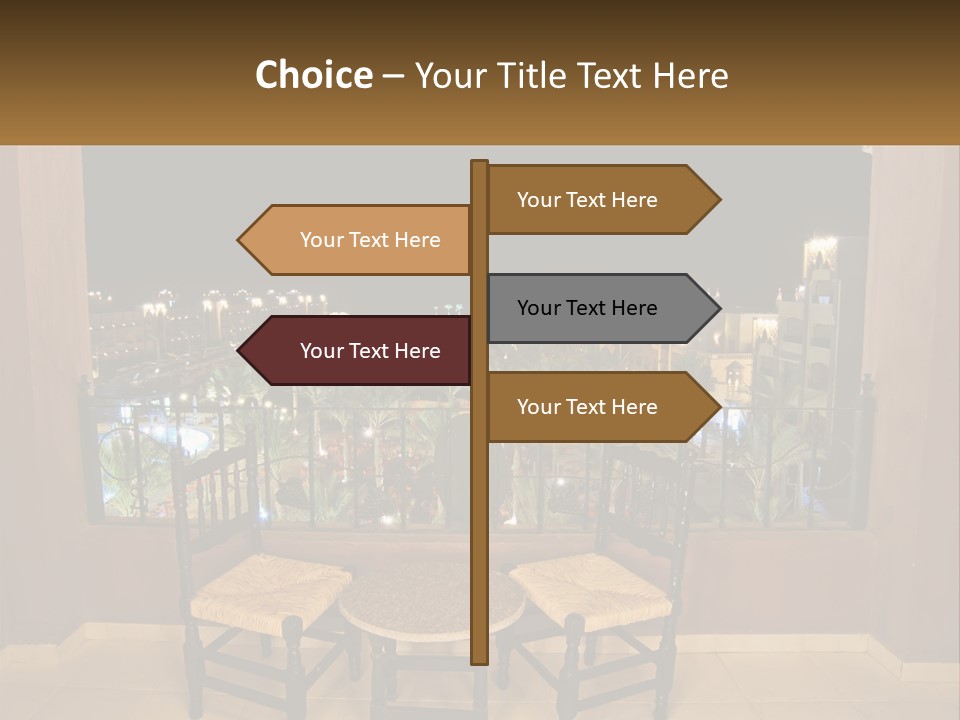 Arch Horizon Holiday PowerPoint Template