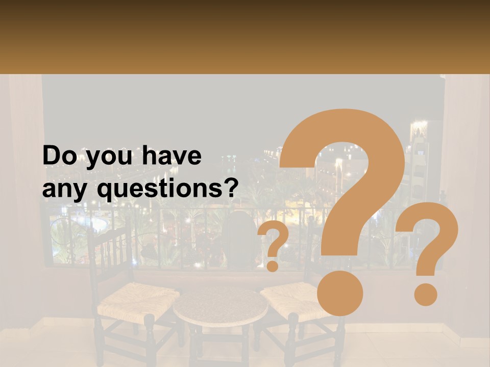 Arch Horizon Holiday PowerPoint Template