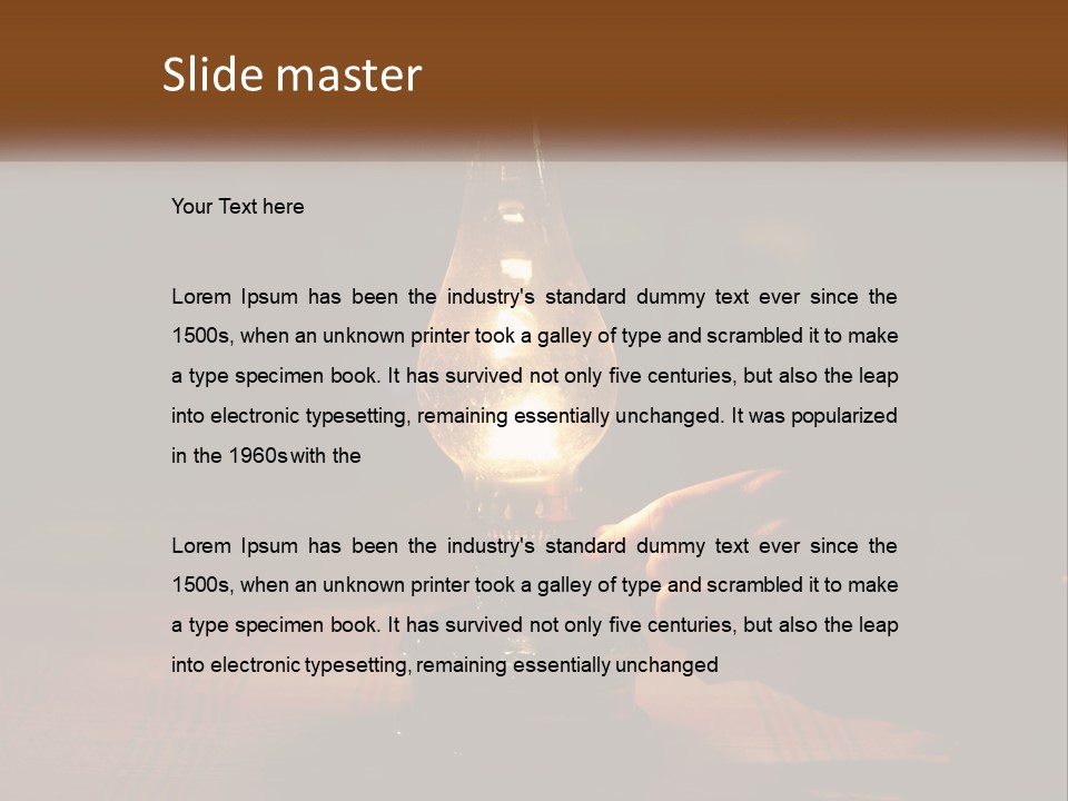 Burn Life Table PowerPoint Template