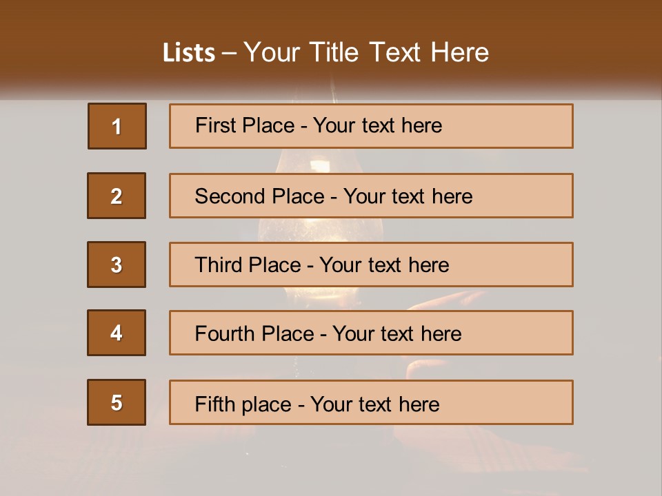 Burn Life Table PowerPoint Template