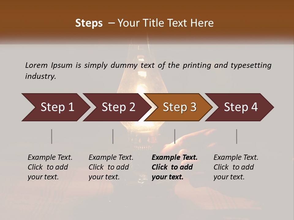 Burn Life Table PowerPoint Template