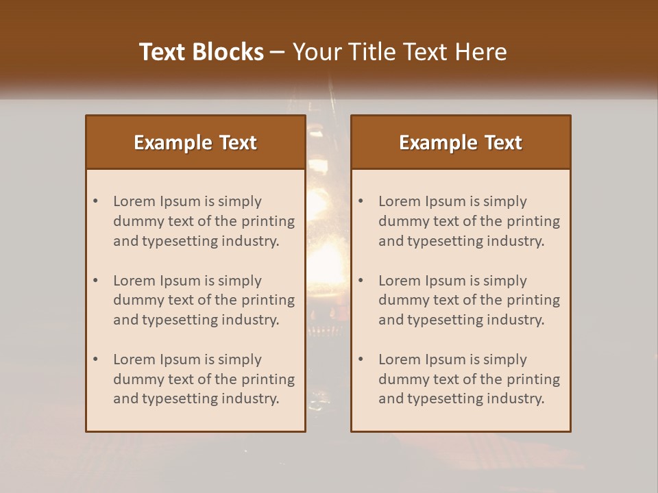 Burn Life Table PowerPoint Template
