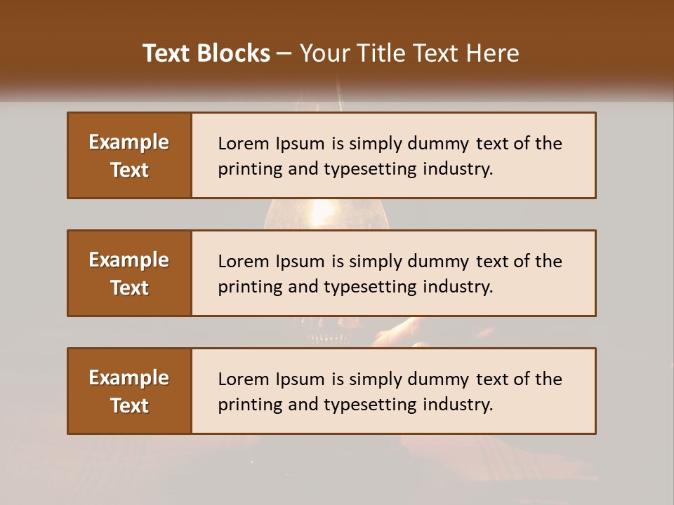 Burn Life Table PowerPoint Template