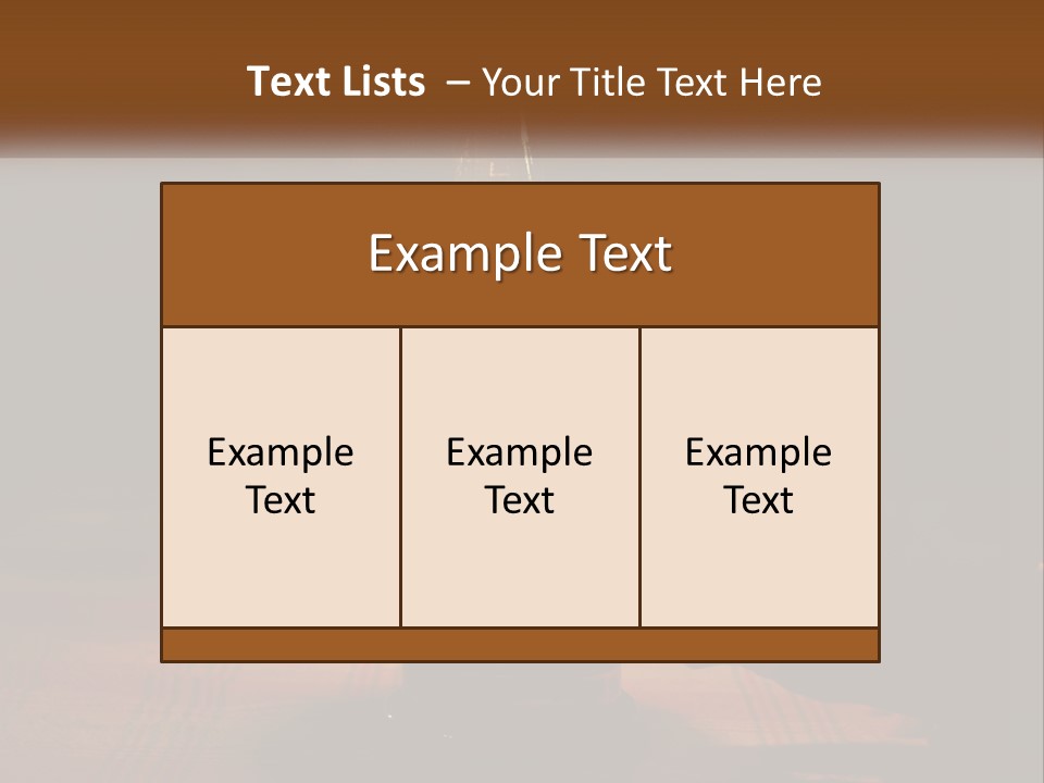 Burn Life Table PowerPoint Template