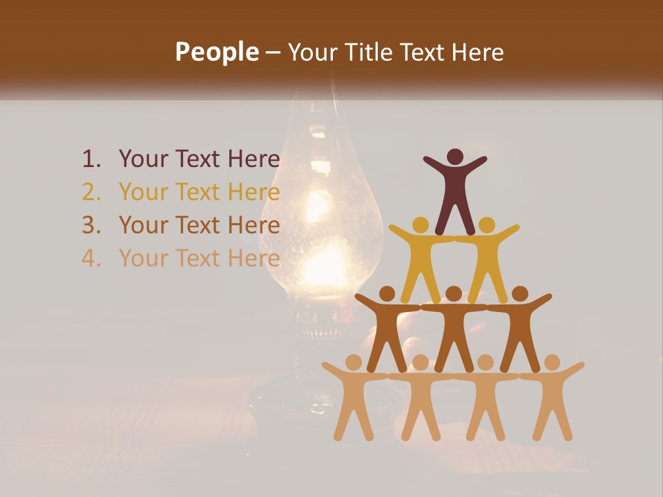 Burn Life Table PowerPoint Template