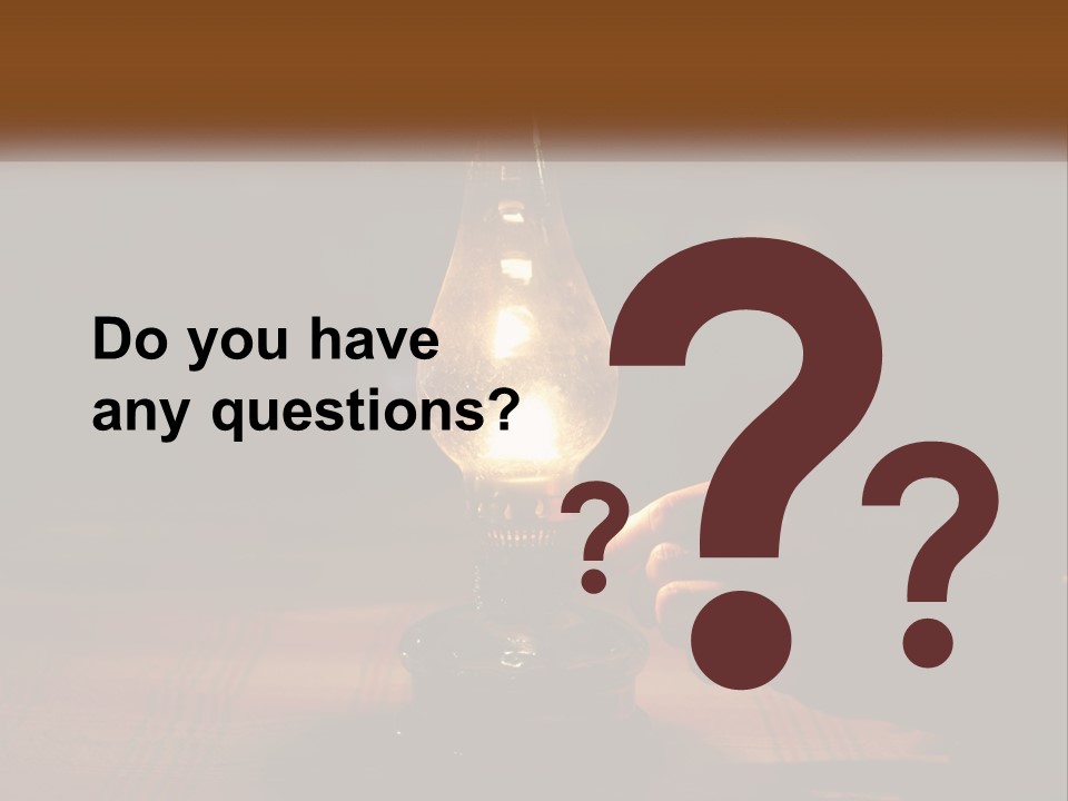 Burn Life Table PowerPoint Template