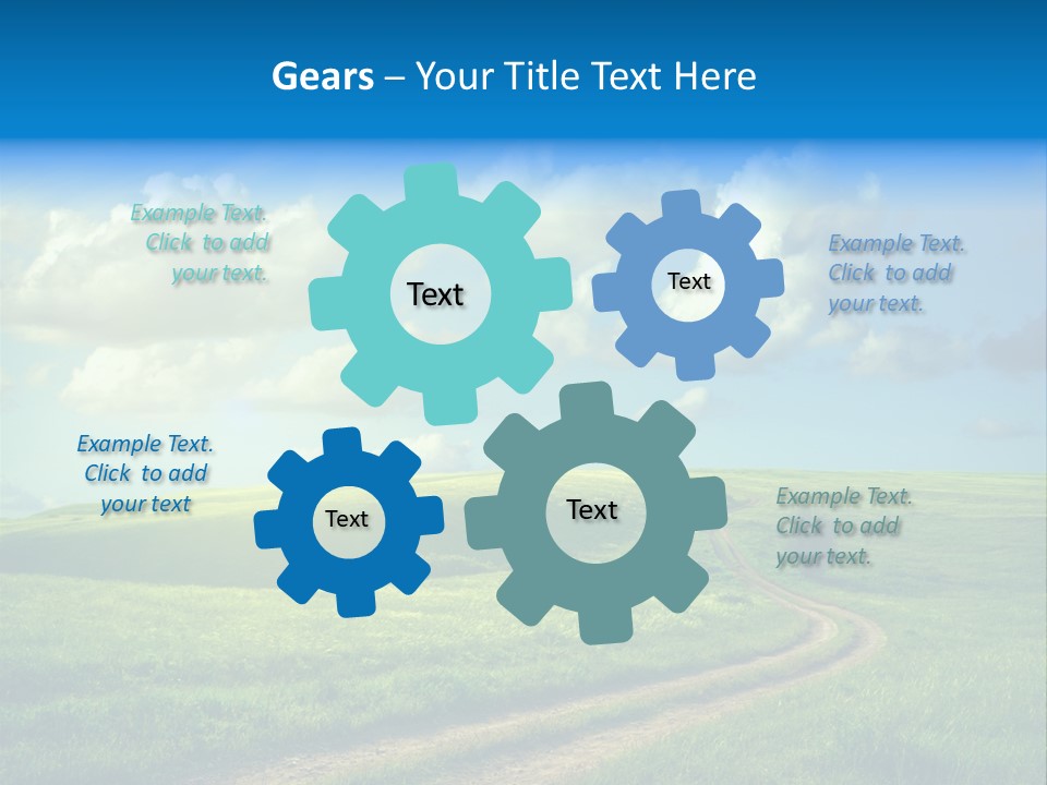 Tree Field Rural PowerPoint Template