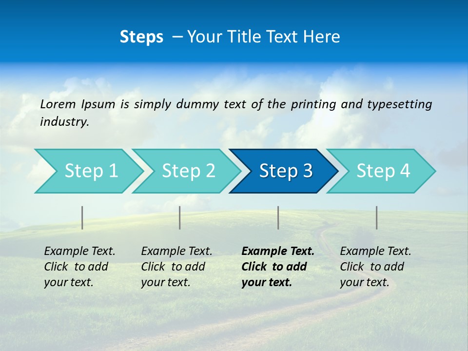 Tree Field Rural PowerPoint Template