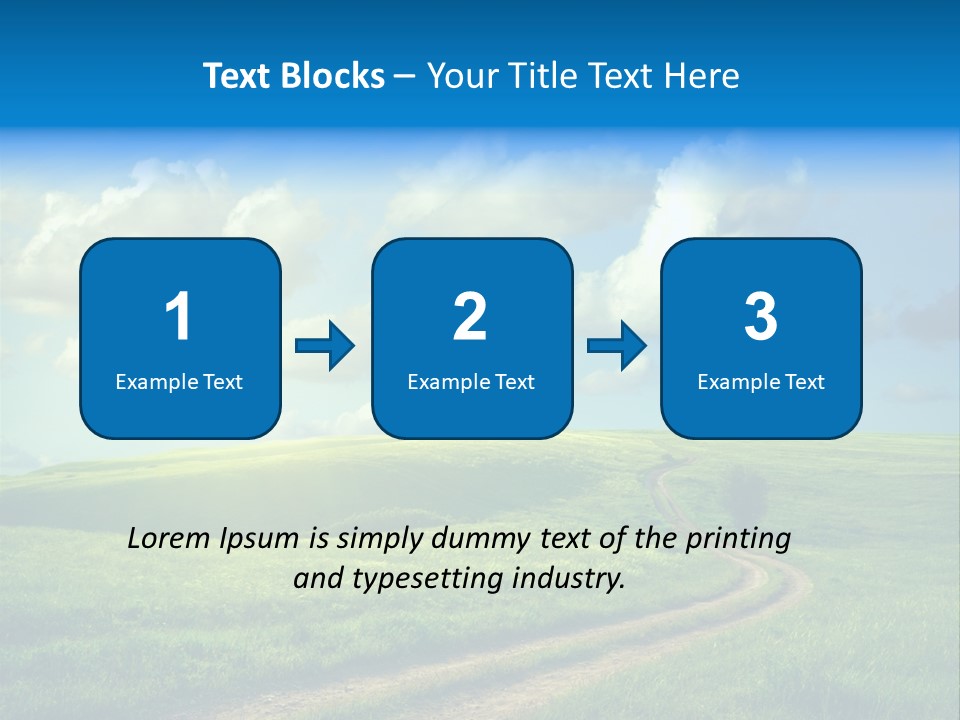 Tree Field Rural PowerPoint Template