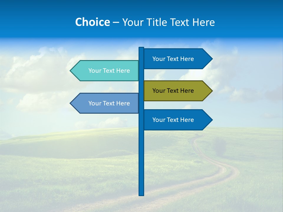 Tree Field Rural PowerPoint Template