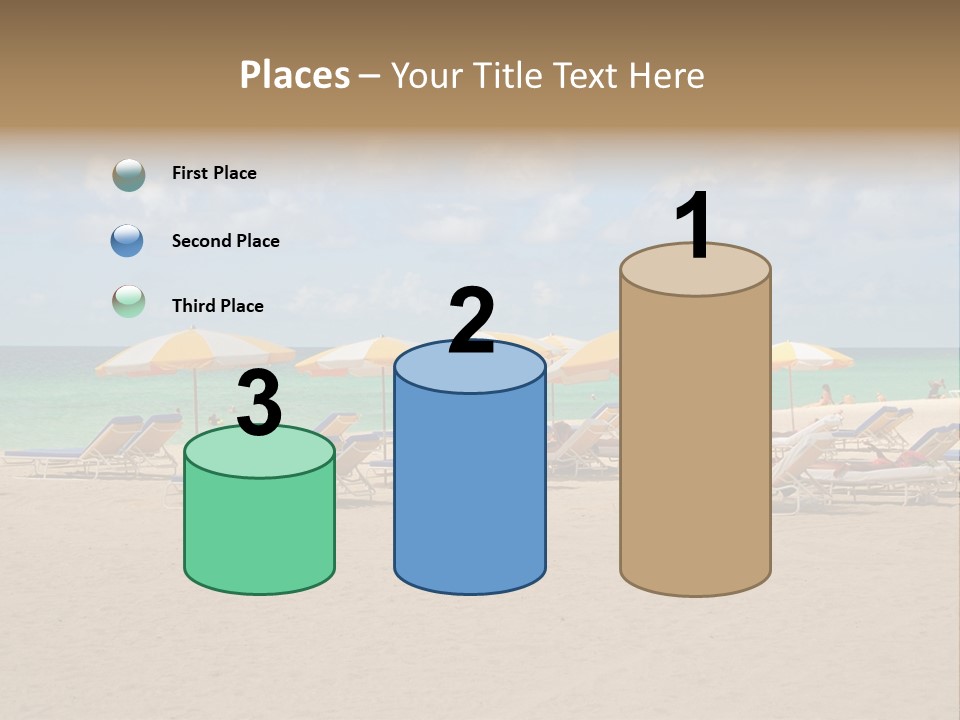 Tourist Panorama Chair PowerPoint Template