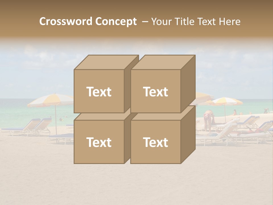 Tourist Panorama Chair PowerPoint Template