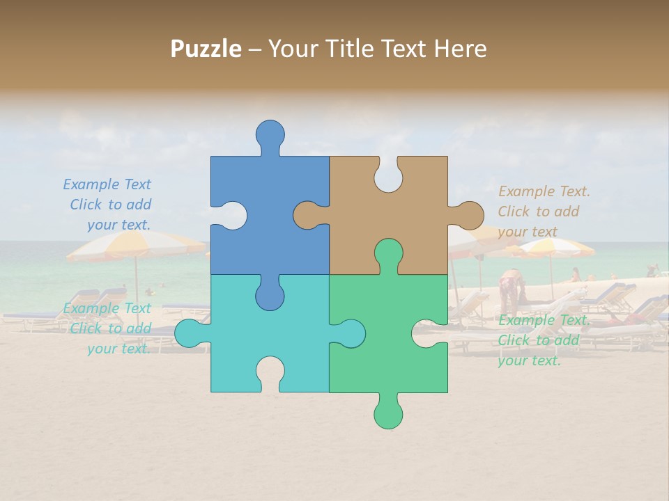 Tourist Panorama Chair PowerPoint Template