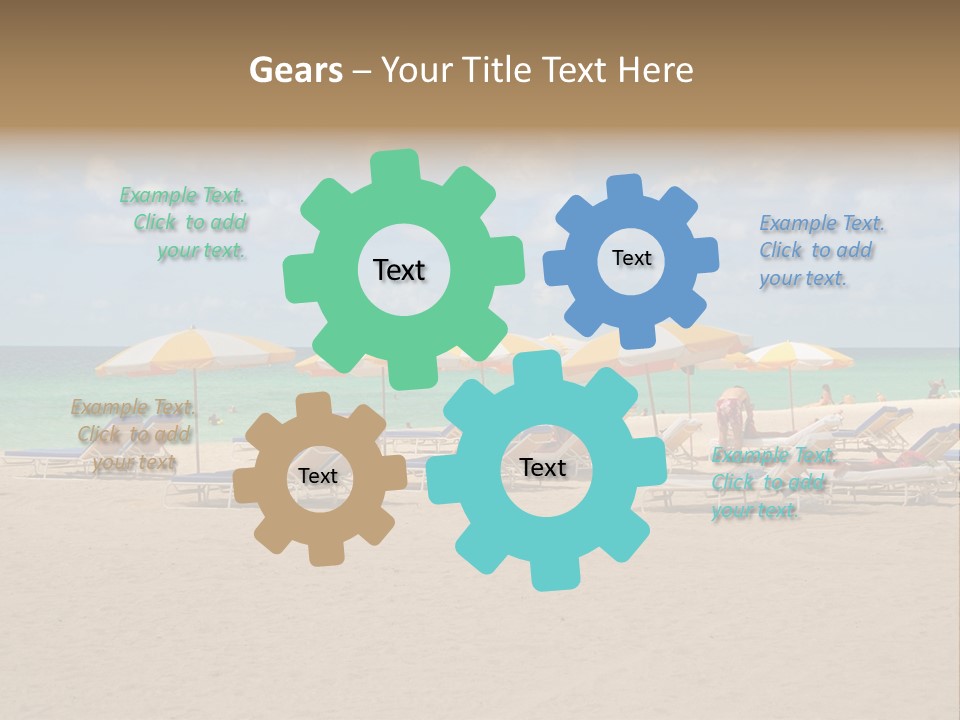 Tourist Panorama Chair PowerPoint Template
