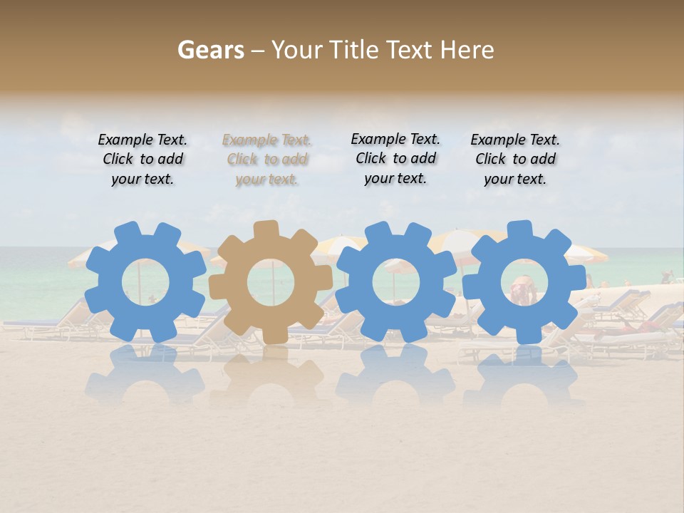 Tourist Panorama Chair PowerPoint Template