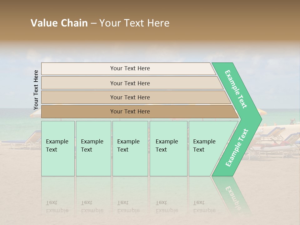 Tourist Panorama Chair PowerPoint Template