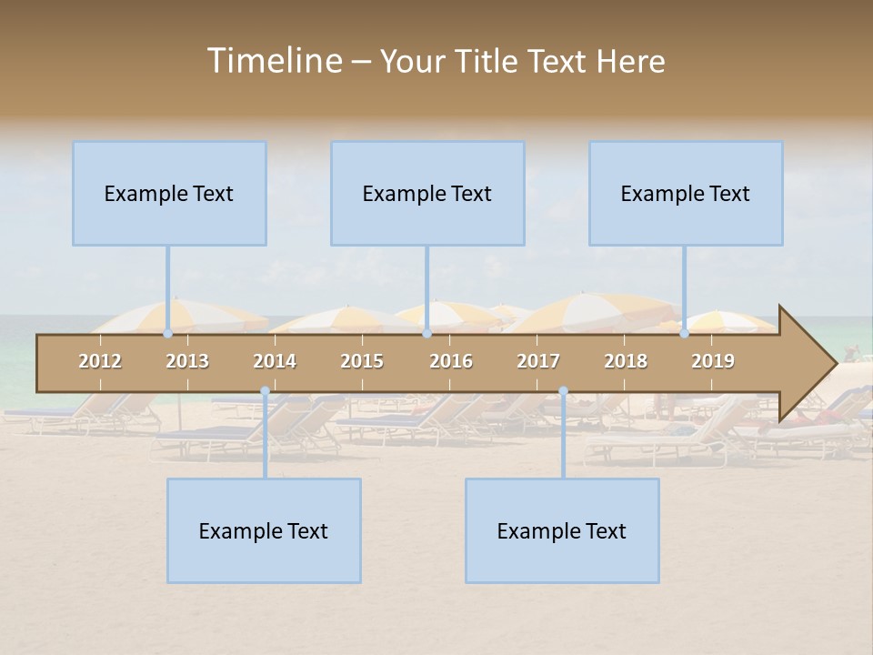 Tourist Panorama Chair PowerPoint Template