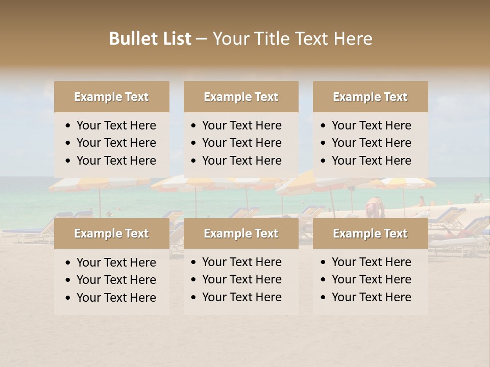 Tourist Panorama Chair PowerPoint Template