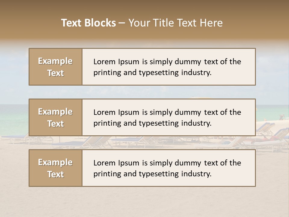 Tourist Panorama Chair PowerPoint Template