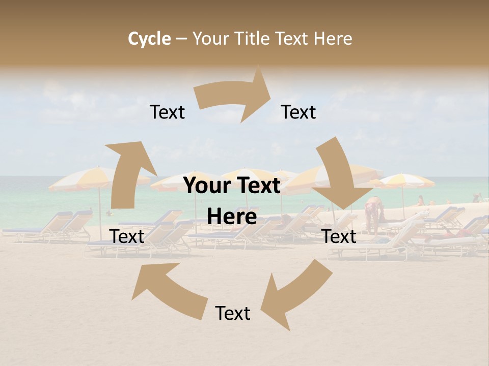 Tourist Panorama Chair PowerPoint Template