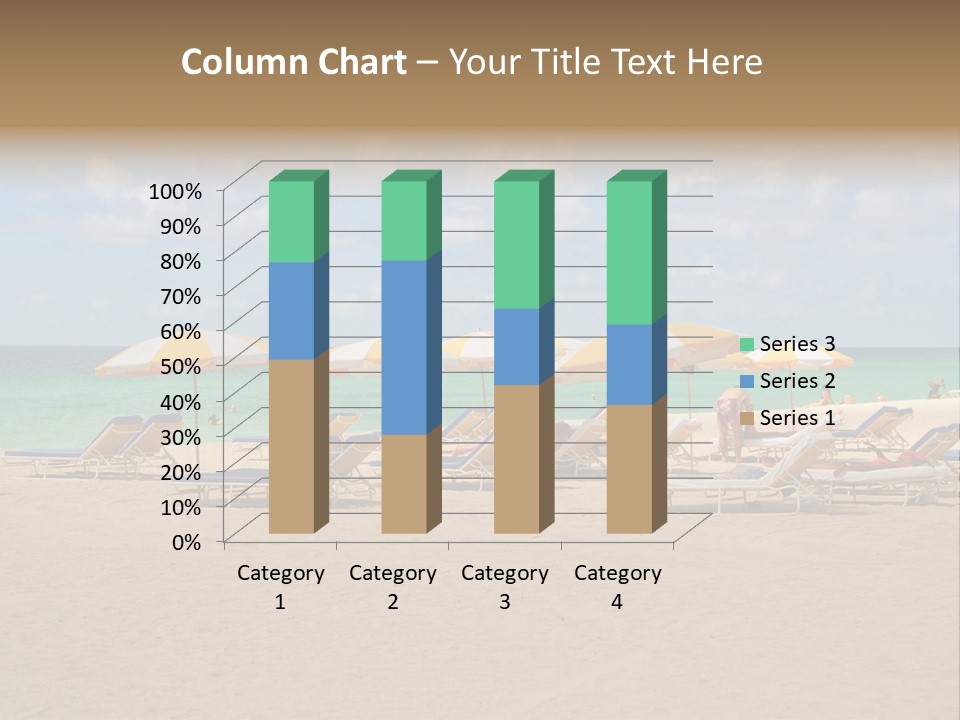 Tourist Panorama Chair PowerPoint Template