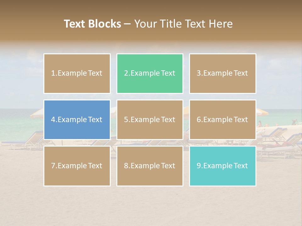 Tourist Panorama Chair PowerPoint Template