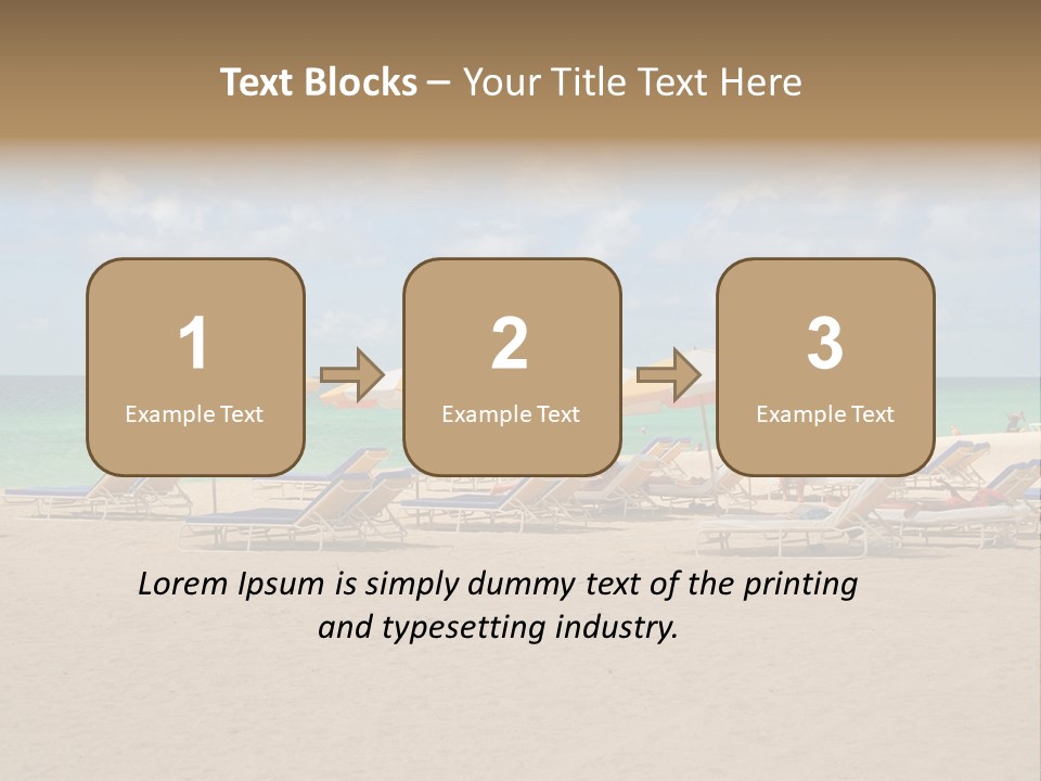 Tourist Panorama Chair PowerPoint Template