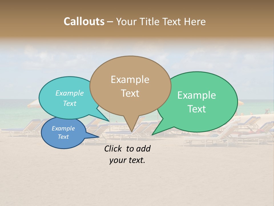 Tourist Panorama Chair PowerPoint Template